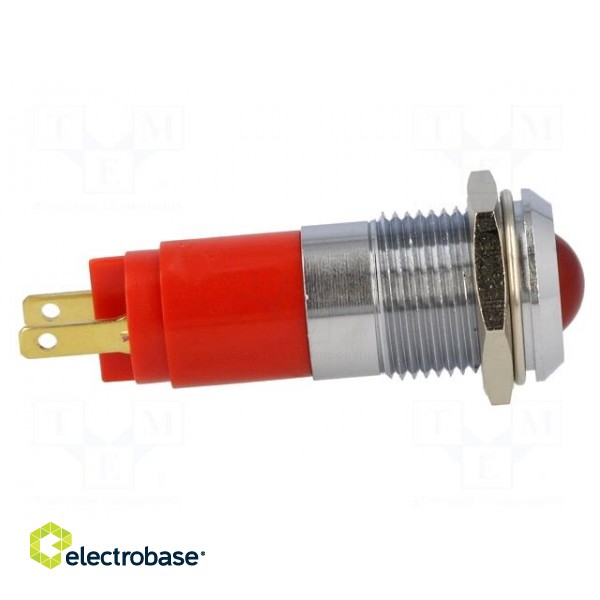Indicator: LED | recessed | 24÷28VDC | Cutout: Ø14.2mm | IP67 | metal фото 7