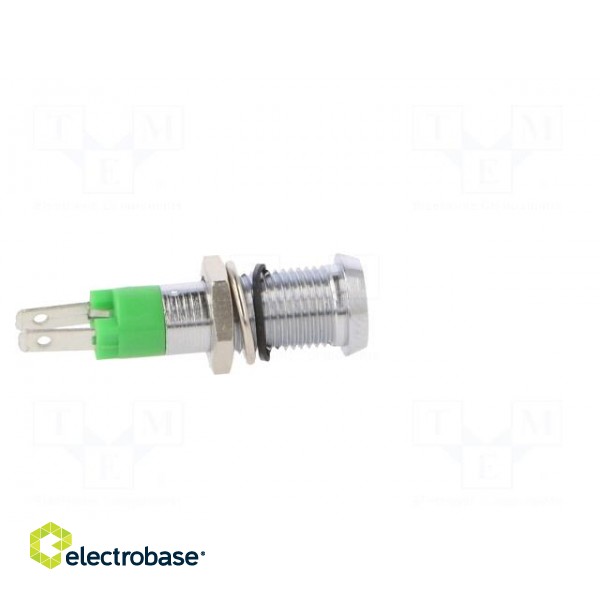 Indicator: LED | recessed | 24÷28VDC | Ø8.2mm | IP67 | metal paveikslėlis 7