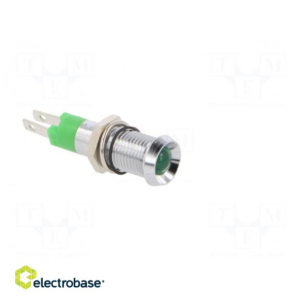 Indicator: LED | recessed | 24÷28VDC | Ø8.2mm | IP67 | metal paveikslėlis 8