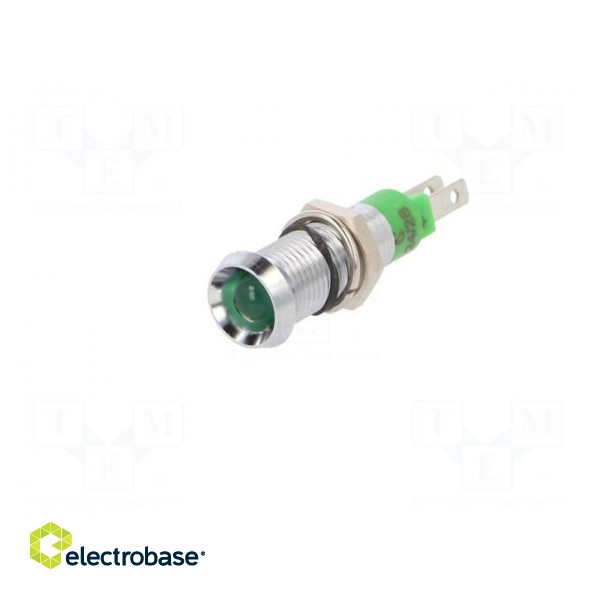 Indicator: LED | recessed | 24÷28VDC | Ø8.2mm | IP67 | metal фото 2