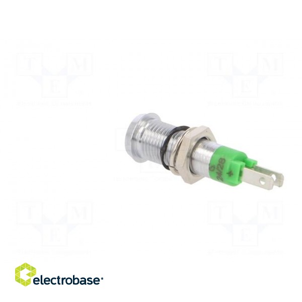 Indicator: LED | recessed | 24÷28VDC | Ø8.2mm | IP67 | metal фото 4