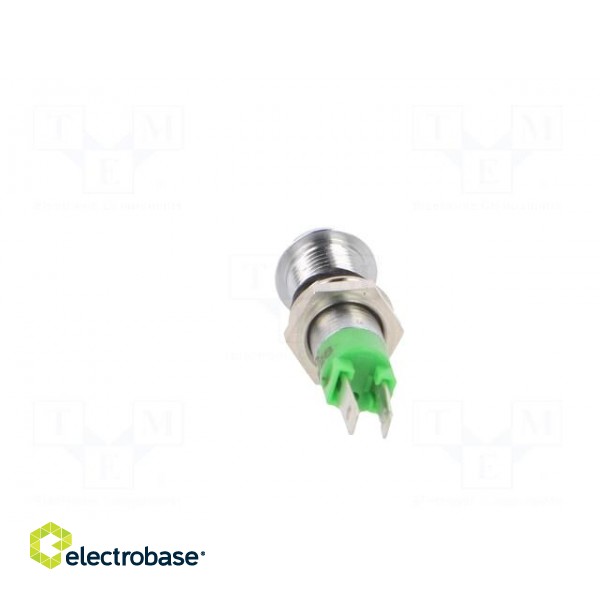 Indicator: LED | recessed | 24÷28VDC | Ø8.2mm | IP67 | metal paveikslėlis 5