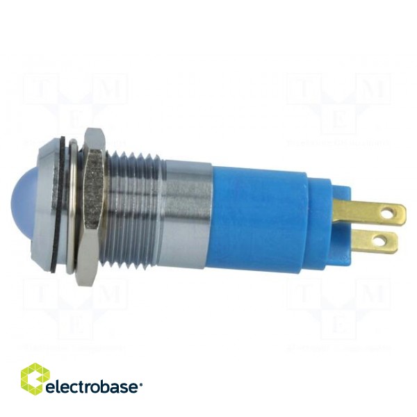 Indicator: LED | recessed | 24÷28VDC | 24÷28VAC | Cutout: Ø14.2mm | IP67 image 3