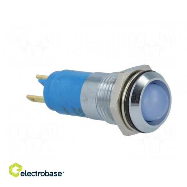 Indicator: LED | recessed | blue | 24÷28VDC | 24÷28VAC | Ø14.2mm | IP67 image 8