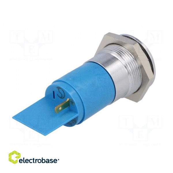 Indicator: LED | recessed | 24÷28VDC | 24÷28VAC | Cutout: Ø22.2mm | IP67 image 6