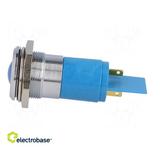 Indicator: LED | recessed | 24÷28VDC | 24÷28VAC | Cutout: Ø22.2mm | IP67 image 3