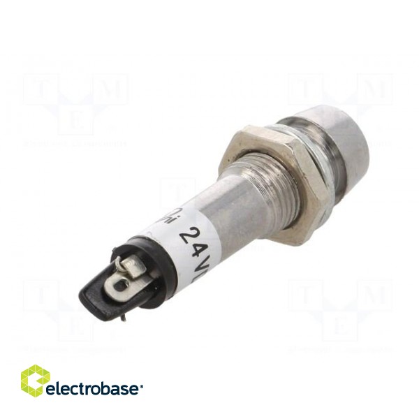 Indicator: LED | recessed | 24VDC | Cutout: Ø8.2mm | IP40 | metal image 6