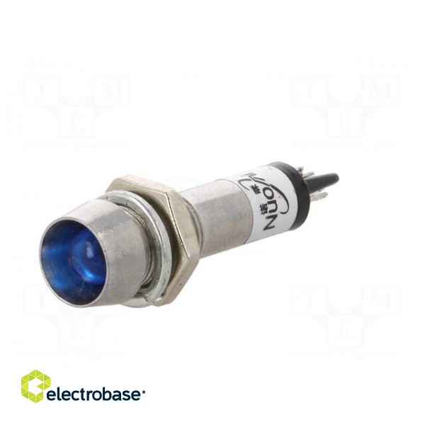 Indicator: LED | recessed | 24VDC | Cutout: Ø8.2mm | IP40 | metal paveikslėlis 2