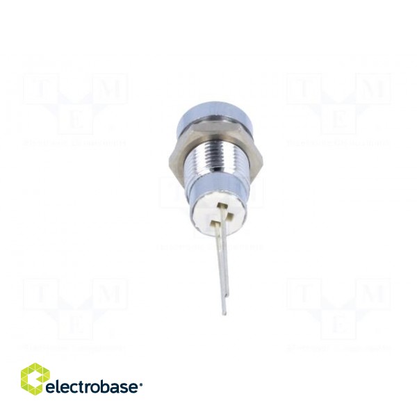 Indicator: LED | recessed | Cutout: Ø8.2mm | IP40 | for PCB | brass image 5