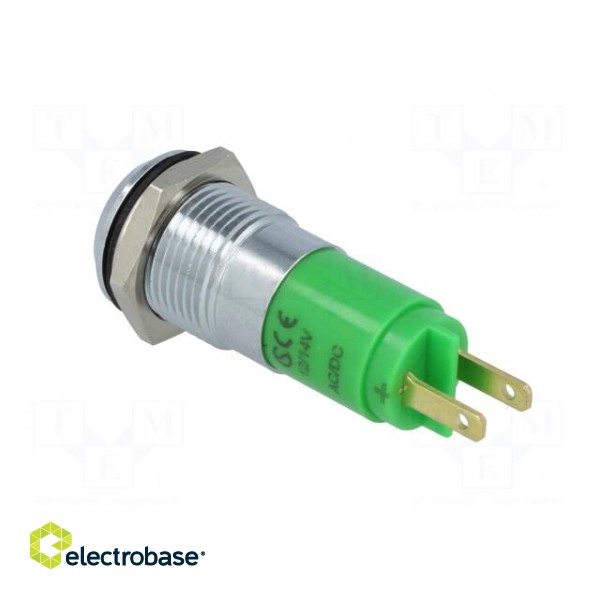 Indicator: LED | recessed | 12÷14VDC | 12÷14VAC | Cutout: Ø14.2mm | IP67 фото 4