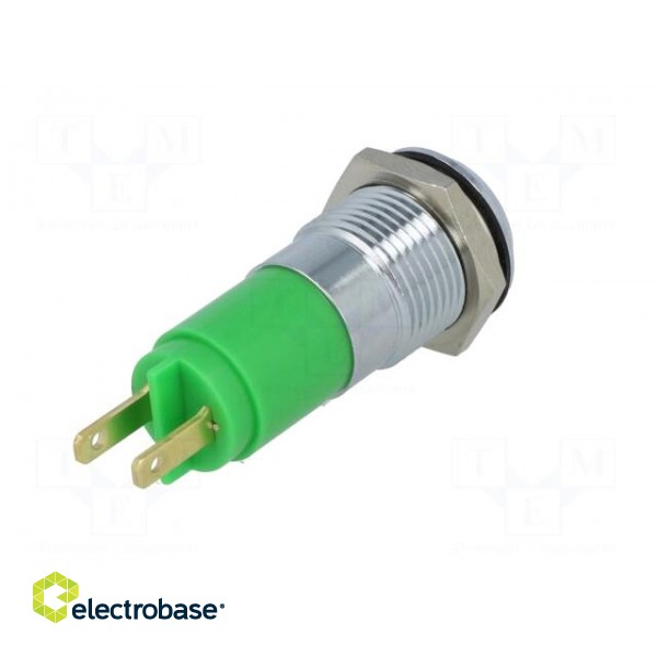Indicator: LED | recessed | 12÷14VDC | 12÷14VAC | Cutout: Ø14.2mm | IP67 фото 6