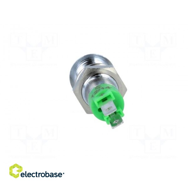 Indicator: LED | recessed | 12÷14VDC | Cutout: Ø8.2mm | IP67 | metal image 5