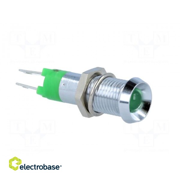 Indicator: LED | recessed | 12÷14VDC | Cutout: Ø8.2mm | IP67 | metal фото 8