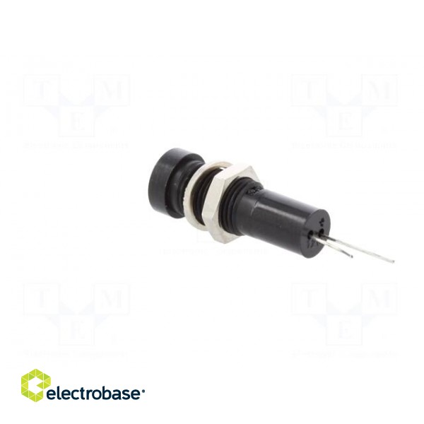 Indicator: LED | recessed | 12VDC | Cutout: Ø8mm | for PCB | brass фото 4