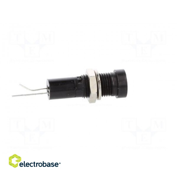 Indicator: LED | recessed | 12VDC | Cutout: Ø8mm | for PCB | brass image 7
