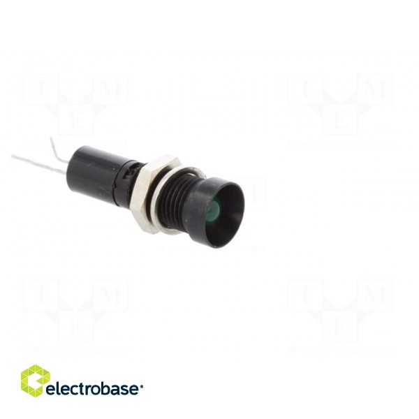 Indicator: LED | recessed | 12VDC | Cutout: Ø8mm | for PCB | brass фото 8