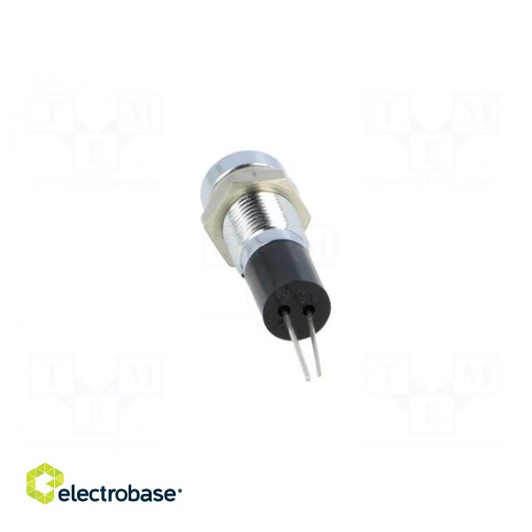Indicator: LED | recessed | 12VDC | Cutout: Ø8mm | for PCB | brass фото 5
