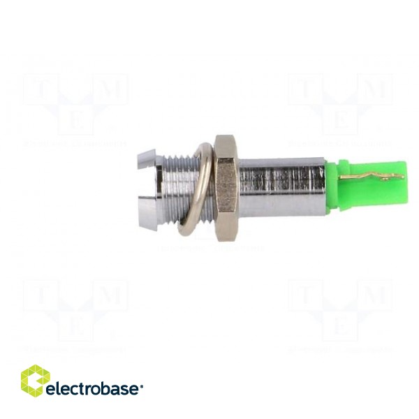 Indicator: LED | recessed | 24÷28VDC | Cutout: Ø6.2mm | IP67 | metal image 3