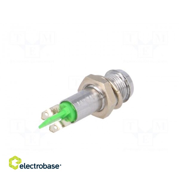 Indicator: LED | recessed | 24÷28VDC | Cutout: Ø6.2mm | IP67 | metal image 6