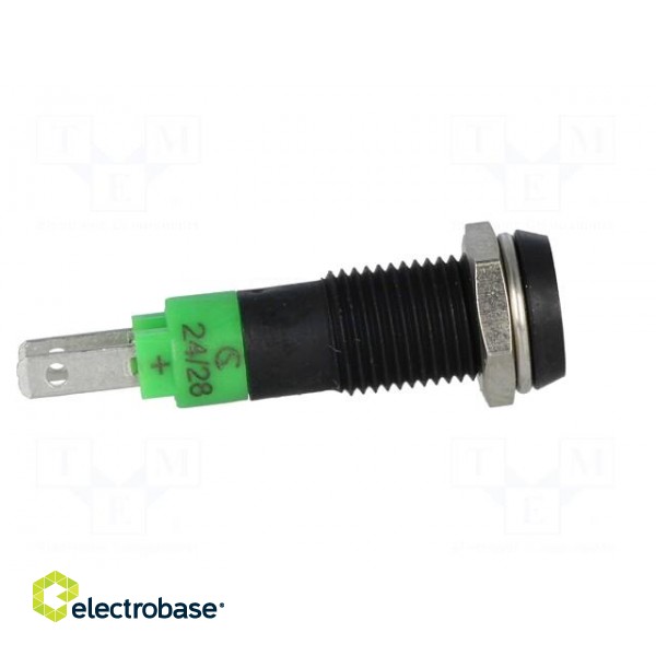 Indicator: LED | recessed | 24÷28VDC | Cutout: Ø8.2mm | IP67 | metal фото 7