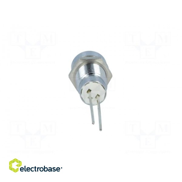Indicator: LED | recessed | green | Ø8.2mm | IP40 | for PCB | brass image 5