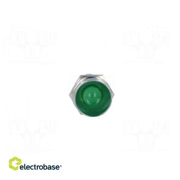 Indicator: LED | recessed | green | Ø8.2mm | IP40 | for PCB | brass image 9