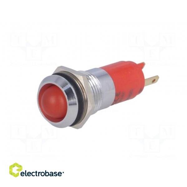Indicator: LED | recessed | 12÷14VDC | 12÷14VAC | Cutout: Ø14.2mm | IP67 фото 2