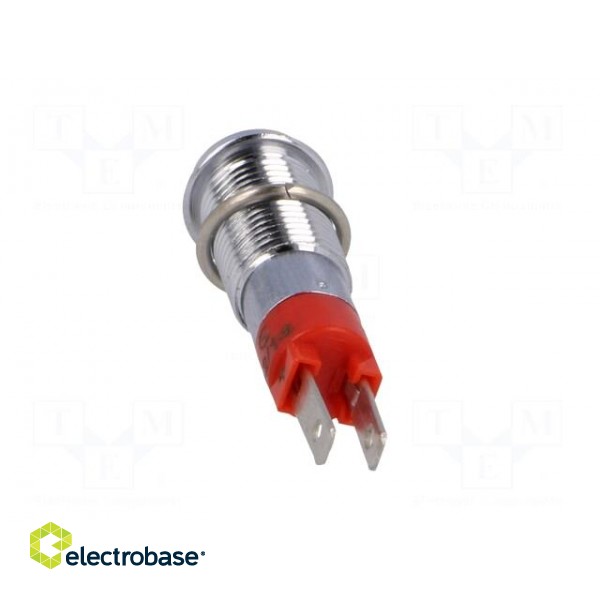 Indicator: LED | recessed | 12÷14VDC | Cutout: Ø8.2mm | IP67 | metal фото 5