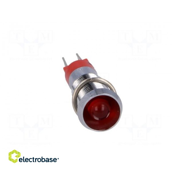 Indicator: LED | recessed | 12÷14VDC | Cutout: Ø8.2mm | IP67 | metal фото 9