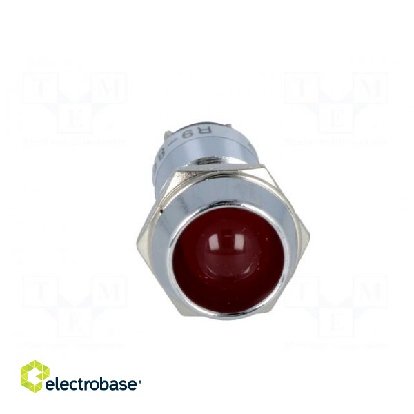 Indicator: LED | recessed | 12VDC | Cutout: Ø14.2mm | IP40 | brass image 9