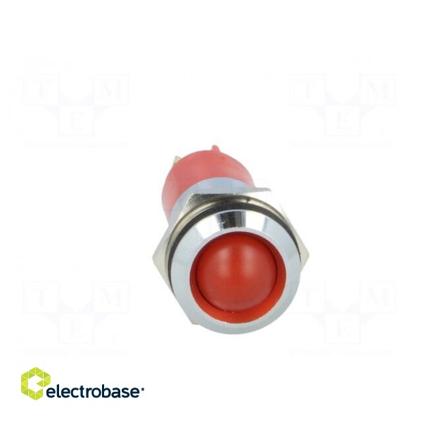 Indicator: LED | recessed | 130VAC | Cutout: Ø14.2mm | IP67 | metal paveikslėlis 9