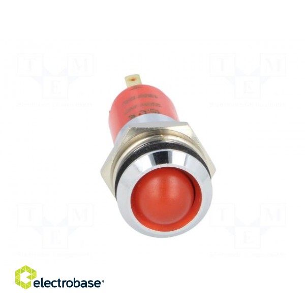 Indicator: LED | recessed | 230VAC | Cutout: Ø14.2mm | IP67 | metal фото 9