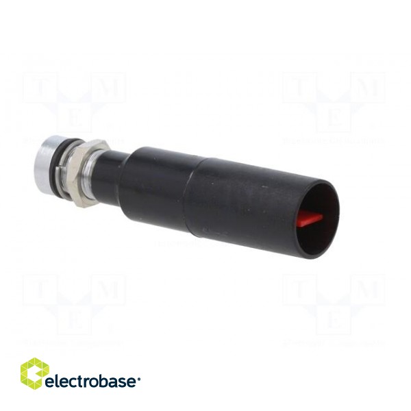 Indicator: LED | recessed | red | 230VAC | Ø8mm | IP67 | metal,plastic paveikslėlis 4