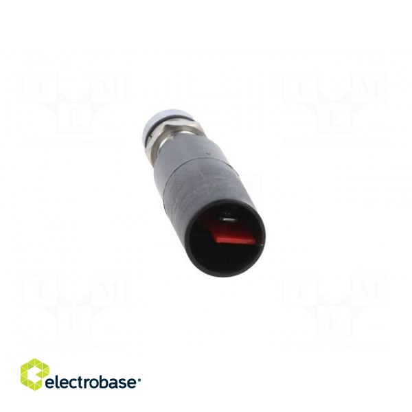 Indicator: LED | recessed | red | 230VAC | Ø8mm | IP67 | metal,plastic paveikslėlis 5