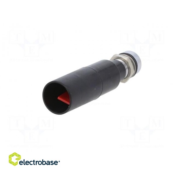 Indicator: LED | recessed | red | 230VAC | Ø8mm | IP67 | metal,plastic paveikslėlis 6