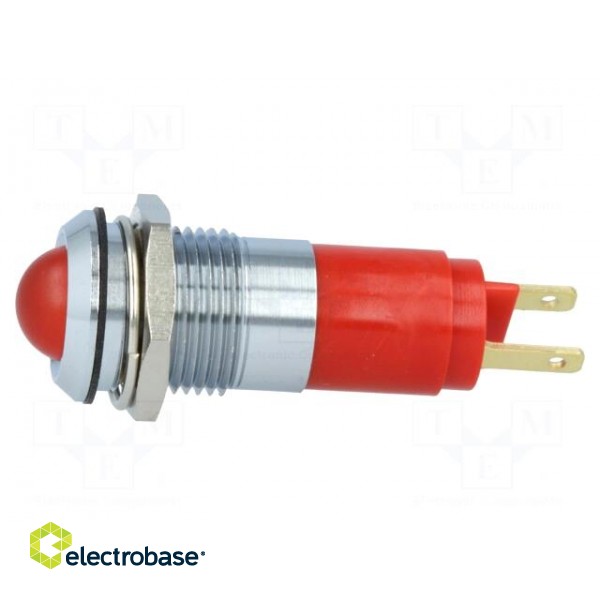 Indicator: LED | recessed | 24÷28VDC | 24÷28VAC | Cutout: Ø14.2mm | IP67 фото 3