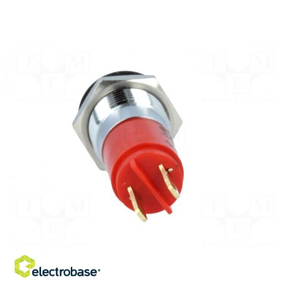 Indicator: LED | recessed | red | 24÷28VDC | 24÷28VAC | Ø14.2mm | IP67 image 5