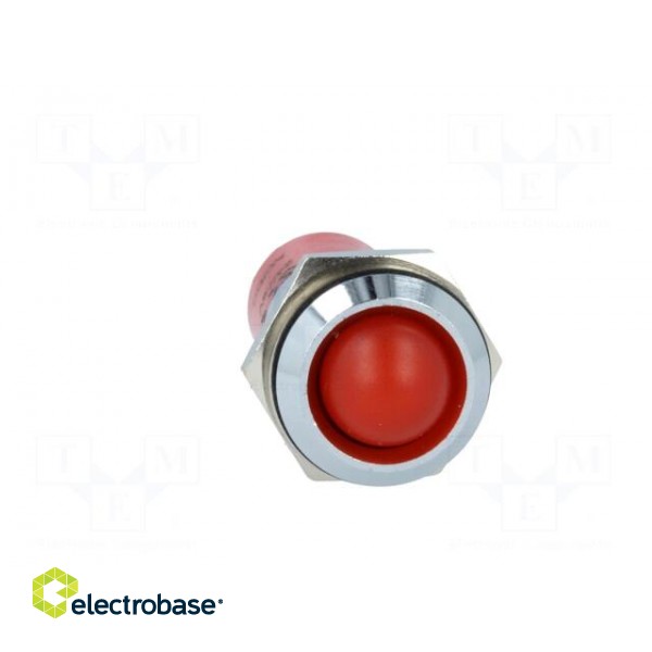 Indicator: LED | recessed | red | 24÷28VDC | 24÷28VAC | Ø14.2mm | IP67 image 9