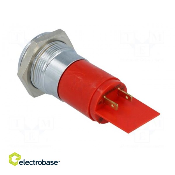Indicator: LED | recessed | 24÷28VDC | 24÷28VAC | Cutout: Ø22.2mm | IP67 image 4