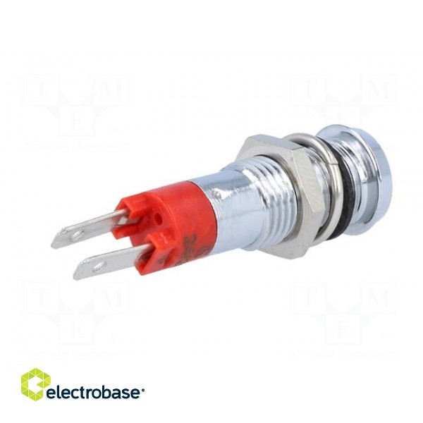 Indicator: LED | recessed | 24÷28VDC | 24÷28VAC | Cutout: Ø8.2mm | IP67 image 6