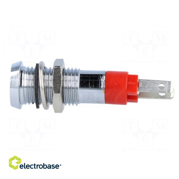 Indicator: LED | recessed | 24÷28VDC | 24÷28VAC | Cutout: Ø8.2mm | IP67 image 3