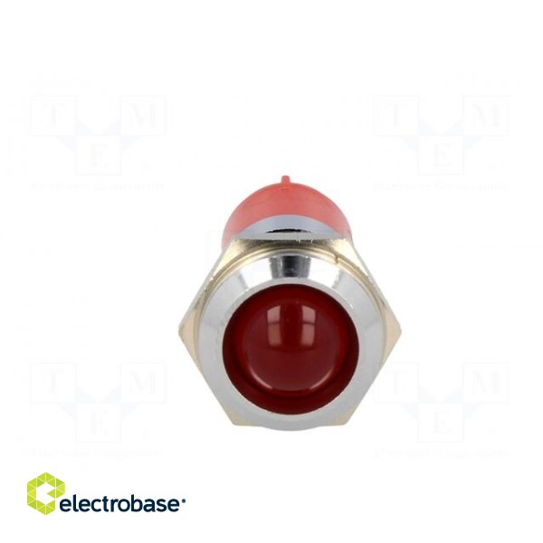 Indicator: LED | recessed | 24÷28VDC | Cutout: Ø14.2mm | IP67 | metal фото 9