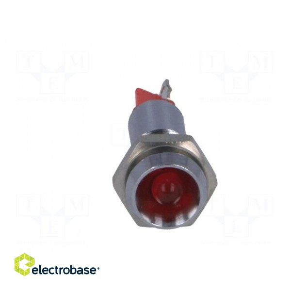 Indicator: LED | recessed | 24÷28VDC | Cutout: Ø6.2mm | IP67 | metal фото 9
