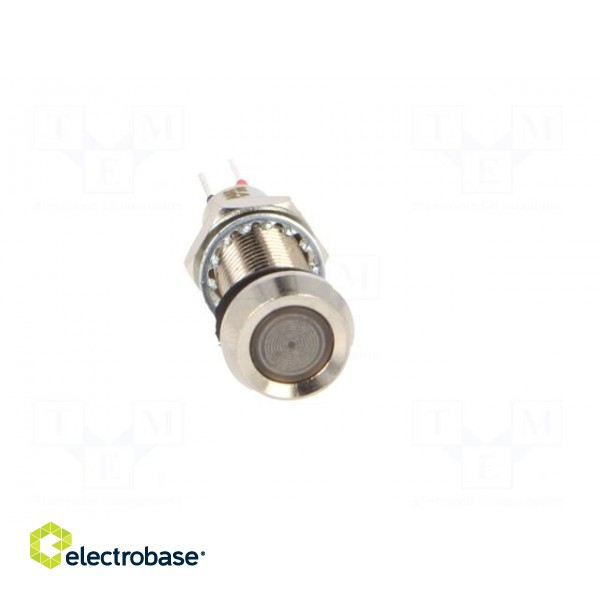 Indicator: LED | recessed | red | 24÷28VDC | Ø8.1mm | IP67 | brass image 9