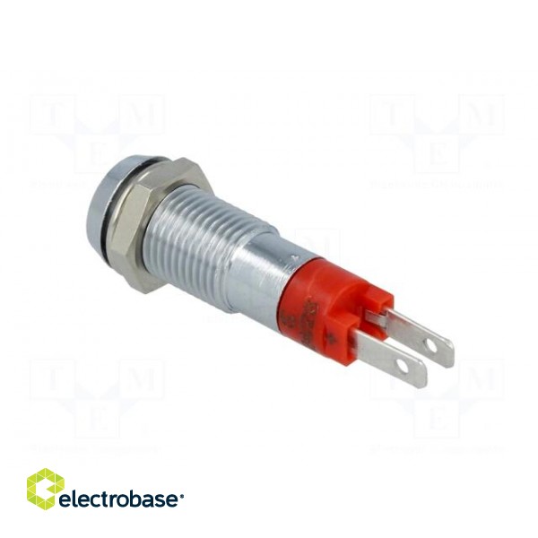 Indicator: LED | recessed | 24÷28VDC | Cutout: Ø8.2mm | IP67 | metal image 4