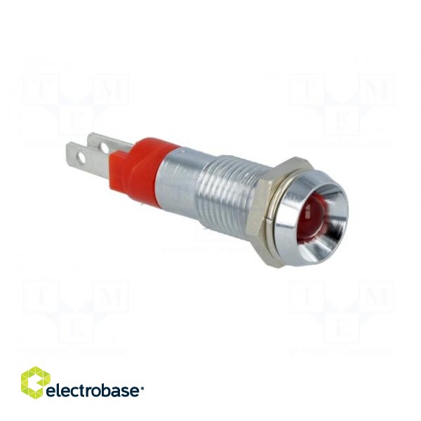 Indicator: LED | recessed | 24÷28VDC | Cutout: Ø8.2mm | IP67 | metal image 8