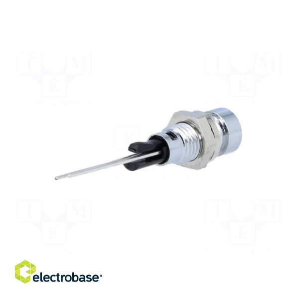 Indicator: LED | recessed | Cutout: Ø6mm | for PCB | brass | ØLED: 3mm paveikslėlis 6