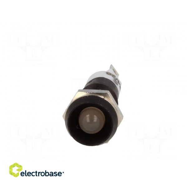 Indicator: LED | recessed | 24÷28VAC | Cutout: Ø8mm | metal | Body: black image 9