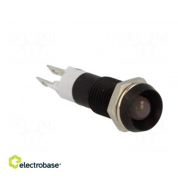 Indicator: LED | recessed | 24÷28VAC | Cutout: Ø8mm | metal | Body: black image 8