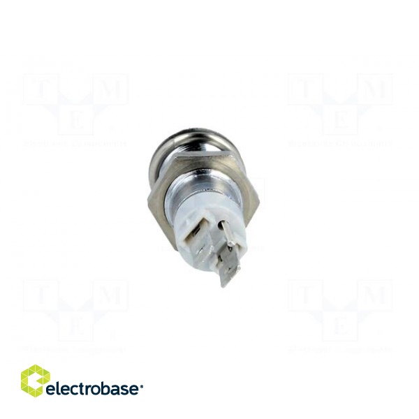 Indicator: LED | recessed | 24÷28VDC | Cutout: Ø8.2mm | IP40 | metal image 5